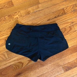 lululemon black Speed Up Short 2.5”